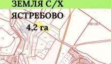 Фото участок с/х 4,2 га рядом с городом ястребово,объездная