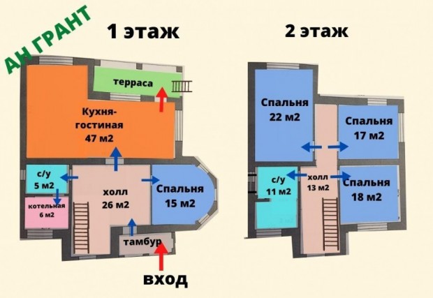 Фотография 2 - Жилой ДОМ 250 м2 из КЕРАМОБЛОКА с МЕБЕЛЬЮ,ГАРАЖОМ и ГОСТЕВЫМ ДОМОМ в Таврово-4