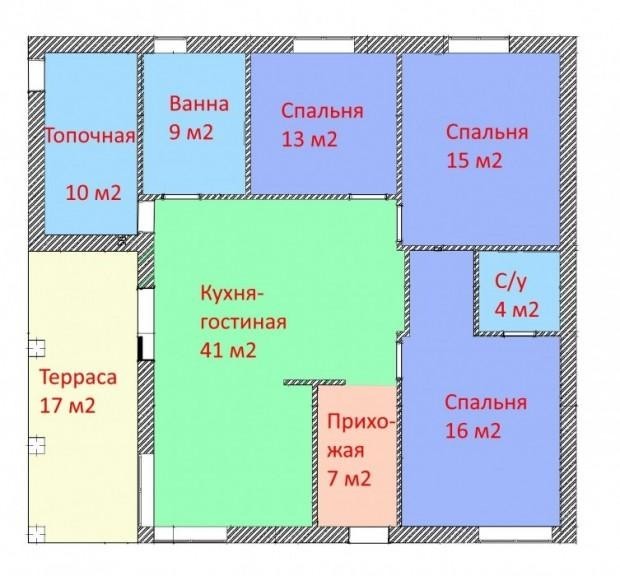 Фотография 13 - Новый 4х-комнатный ДОМ 115 м2 С ПОЛНОЙ ОТДЕЛКОЙ ПОД КЛЮЧ ,НАВЕСОМ И БАРБЕКЮ в Дубовое