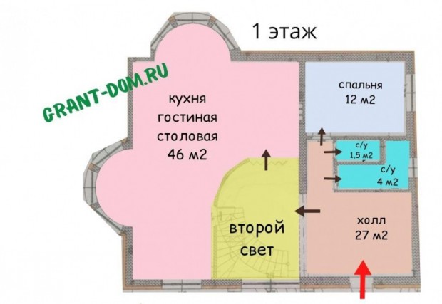 Фотография 8 - Жилой 6-комнатный  КОТТЕДЖ 200 м2+ цоколь с ГАРАЖОМ на 2 машины и ФРУКТОВЫЙ САД в Дубовое (Синие Крыши)