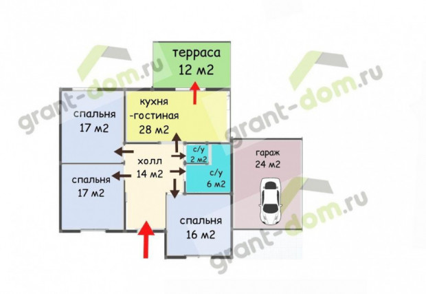 Фотография 3 - Благоустроенный НОВЫЙ 4х-к ДОМ ПОД КЛЮЧ 100 м2 + гараж 24 м2,с забором и БРУСЧАТКОЙ,ЦЕНТРАЛЬНАЯ КАНАЛИЗАЦИЯ в Дубовое Западный