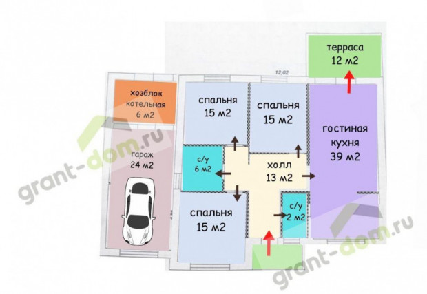 Фотография 4 - Новый 4х-комнатный  КОТТЕДЖ 135 м2  ПОД КЛЮЧ с ГАРАЖОМ  и ПОЛНЫМ БЛАГОУСТРОЙСТВОМ ДВОРА в Дубовое