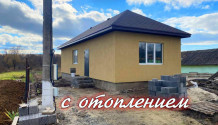 Фото новый 3х-комнатный дом 60 м2 в пушкарное  чистовая с отоплением