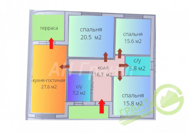Фотография 18 - Новый  4х-комнатный дом 95 м2 под ключ в микрорайоне Юго-Западный 2.4
