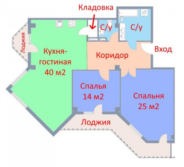 Фотография 2 - 3-х ком. квартира 115 м2 с современным ремонтом на Хар. горе в новом доме