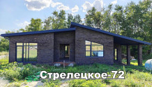Фото новый стильный 4х-комнатный дом 160 м2 с террасой и навесом в стрелецкое-72
