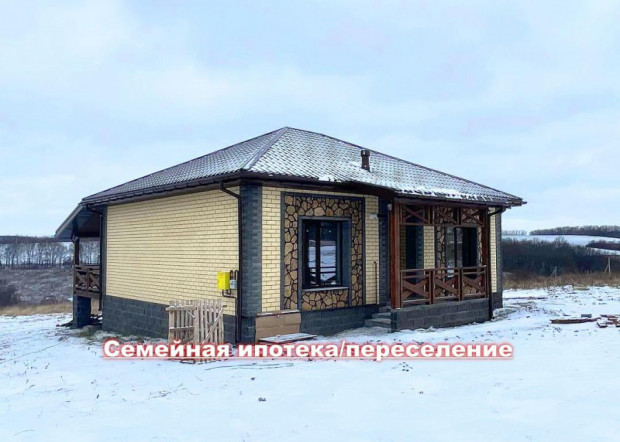 Фотография 1 - Новый кирпичный 3х-к дом 70 м2   под ключ в Майский -80