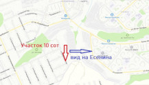 Фото участок 10 сот ижс в белгороде мкр репное(энергомаш) с видом на  ул есенина