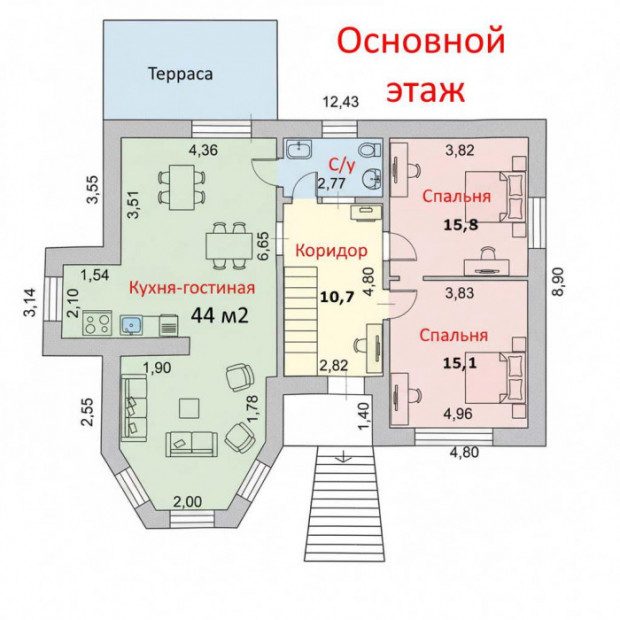 Фотография 2 - Роскошный коттедж 185 в мкр. Юго-Западный 2.1