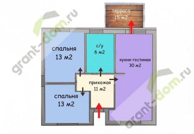 Фотография 52 - Новый 3х-комнатный ДОМ  70 м2  в п. Майский -80 , СЕМЕЙНАЯ ИПОТЕКА