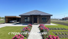 Фото новый  4х-к дом 100 м2 с террасой и печью барбекю в стрелецкое-83